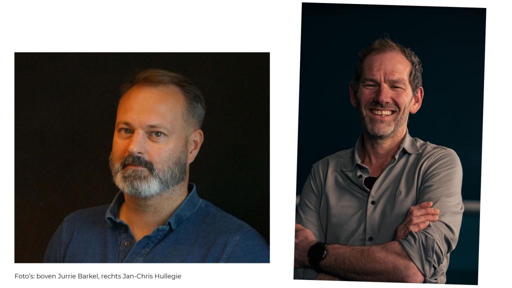 portretfoto's Jurrie Barkel en Jan-Chris Hullegie